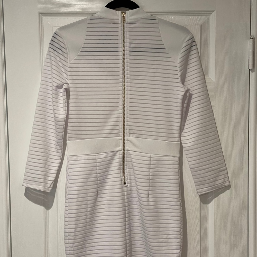 White Venus Mesh Dress - Picture 2 of 3
